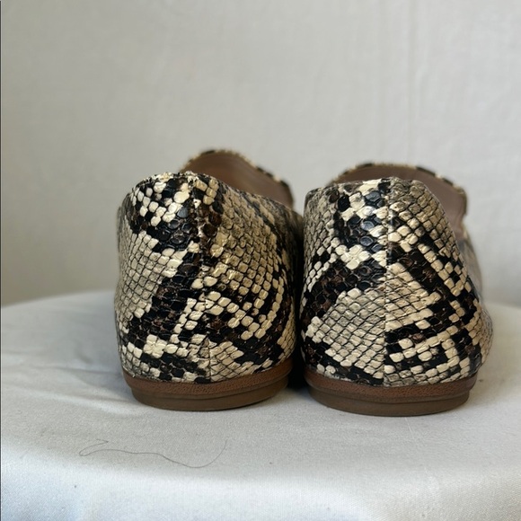 Aldo Cream and Black Loafers with Snake Print - Picture 4 of 8